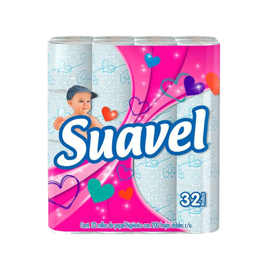 Papel Higienico P-90 200 Hd Suavel 32 Rollo