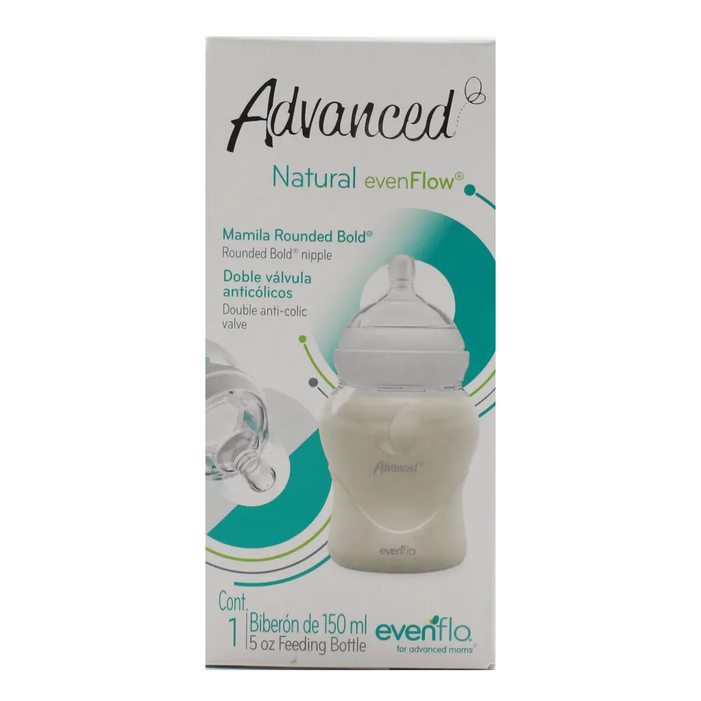 Biberon Rounded Bold Evenflo Advance 150 Ml