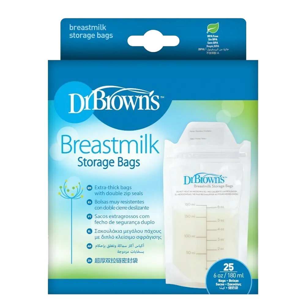 Bolsas Para Leche Materna Dr. Browns 25 Pza