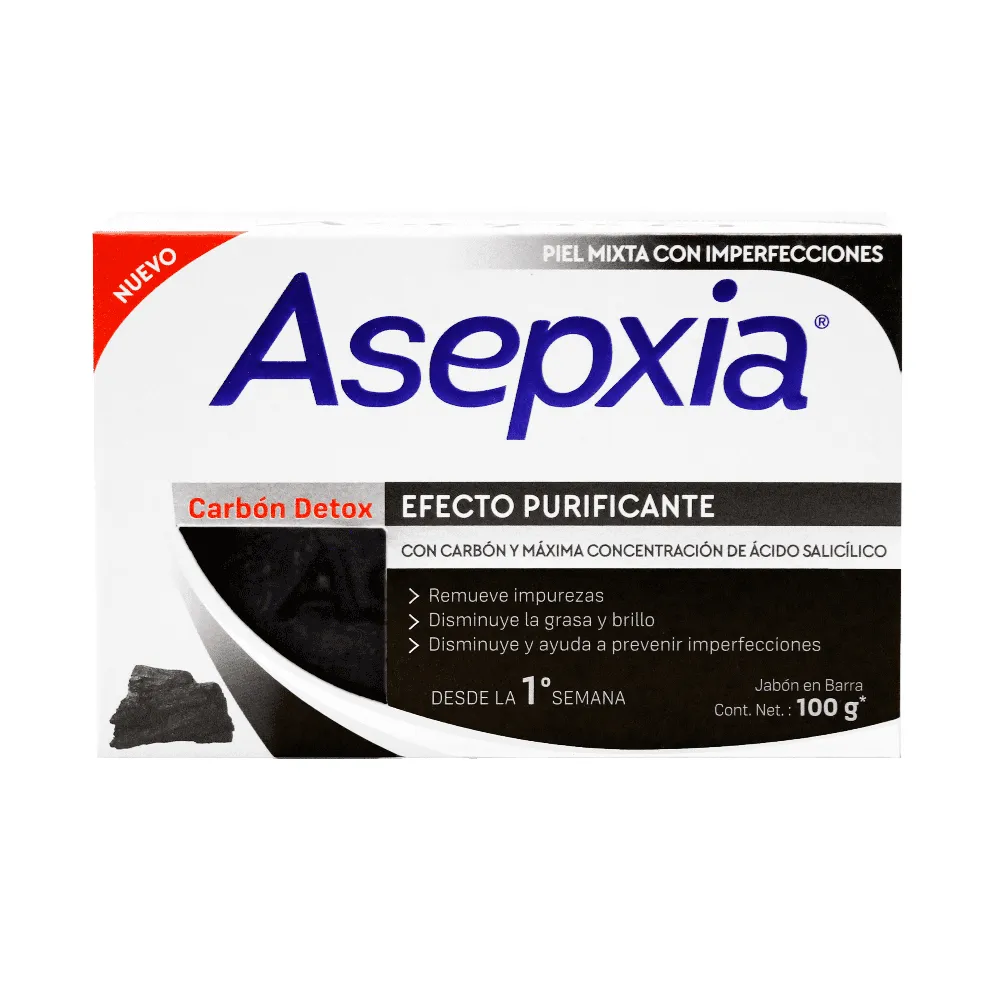 Asepxia Jabon Carbon   100 G