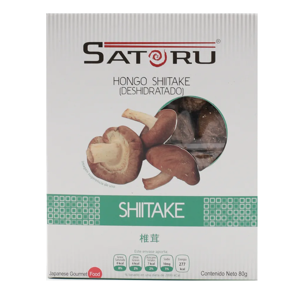 Hongo Deshidratado Shiitake Satoru 80 Gr