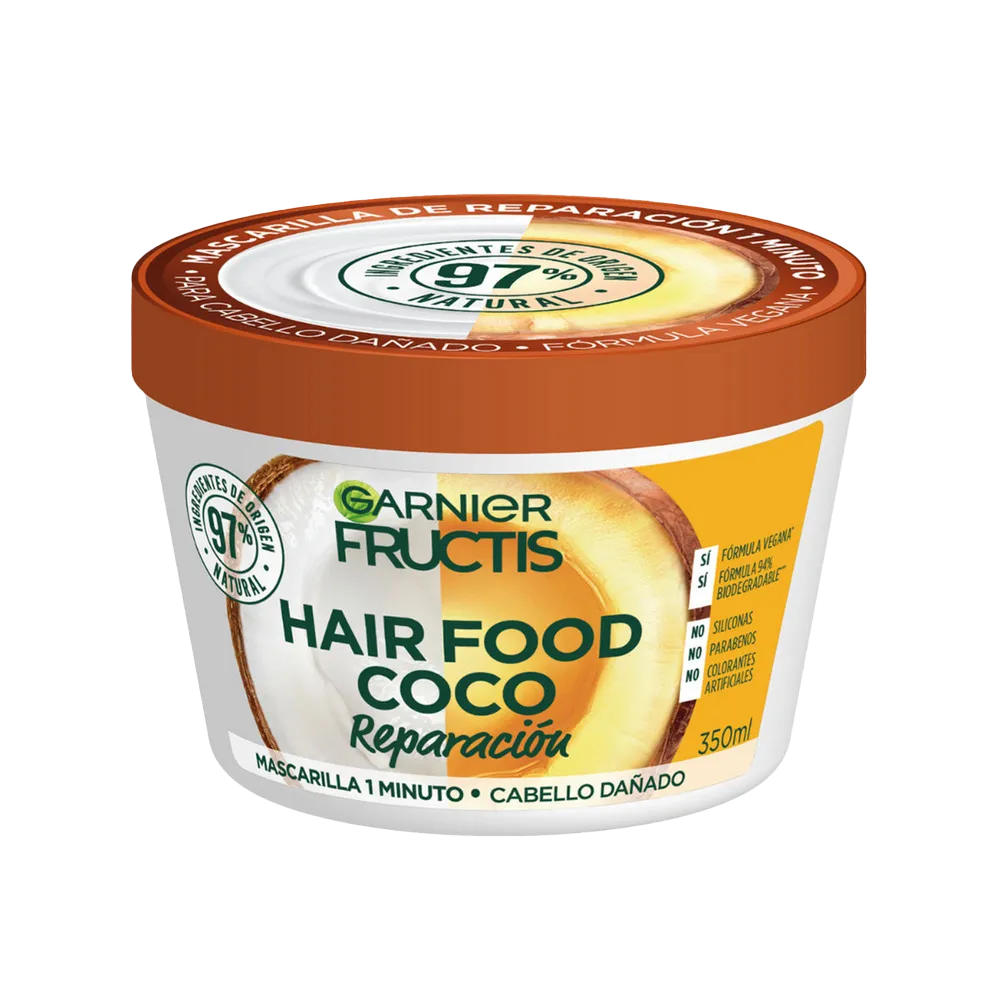 Mascarilla Tarro Coco Hairfood 350 Ml
