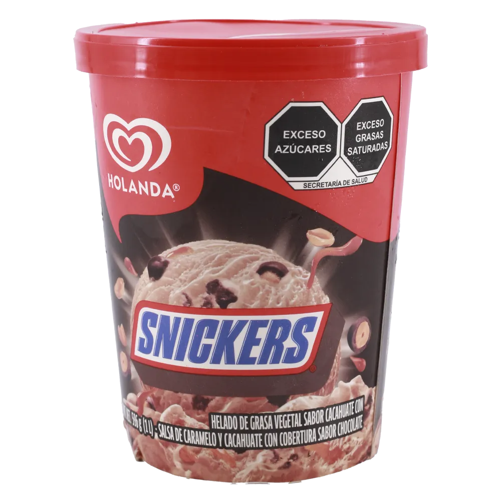 HELADO SNICKERS SNICKERS HOLANDA 900 MILILI