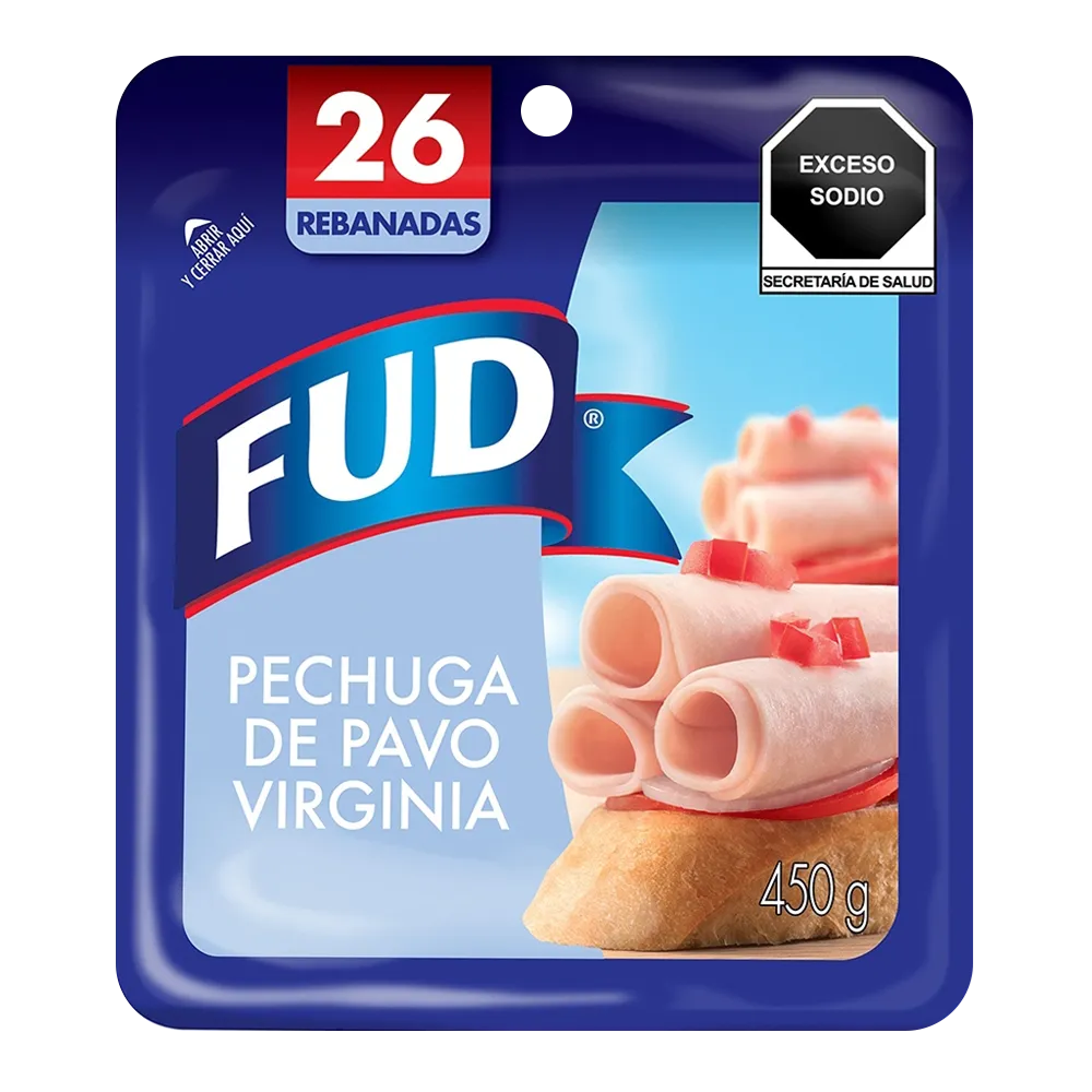 Pechuga De Pavo Fud 450 Gr