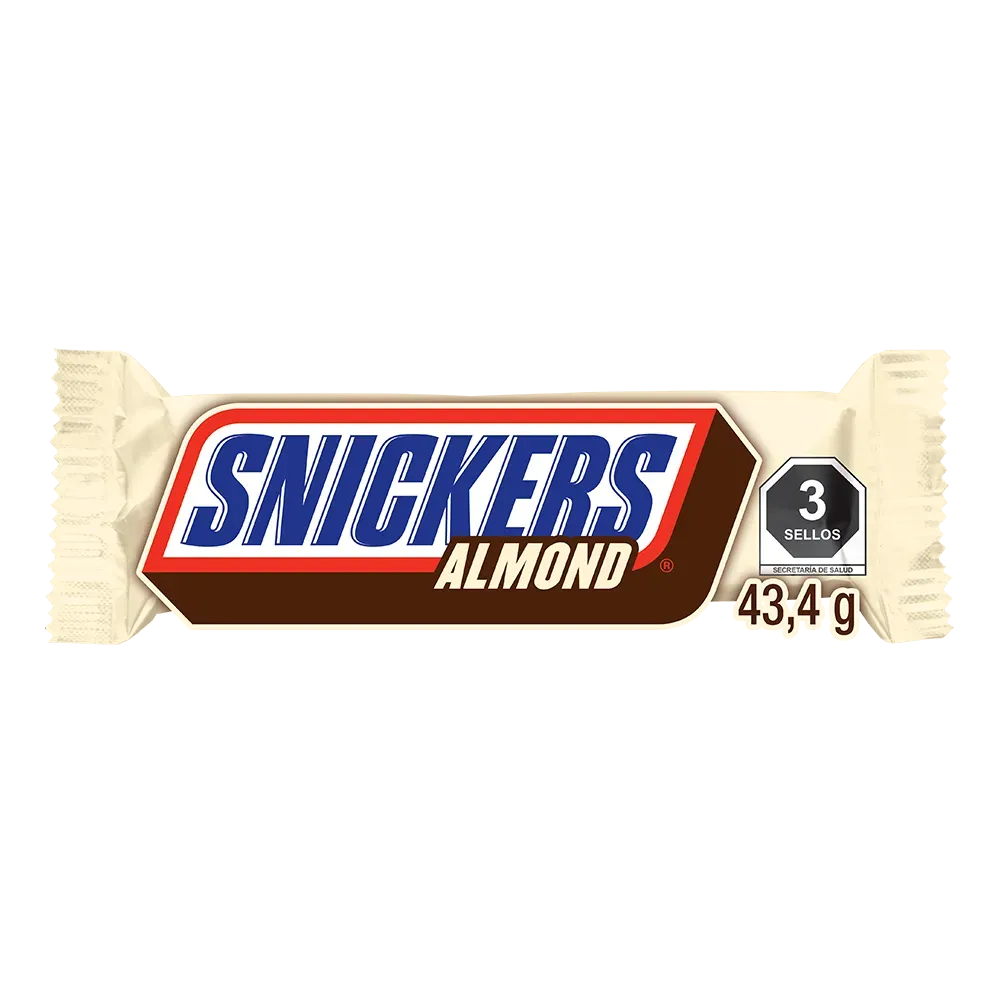 Barra Chocolate Almendra Snickers 43.4 g
