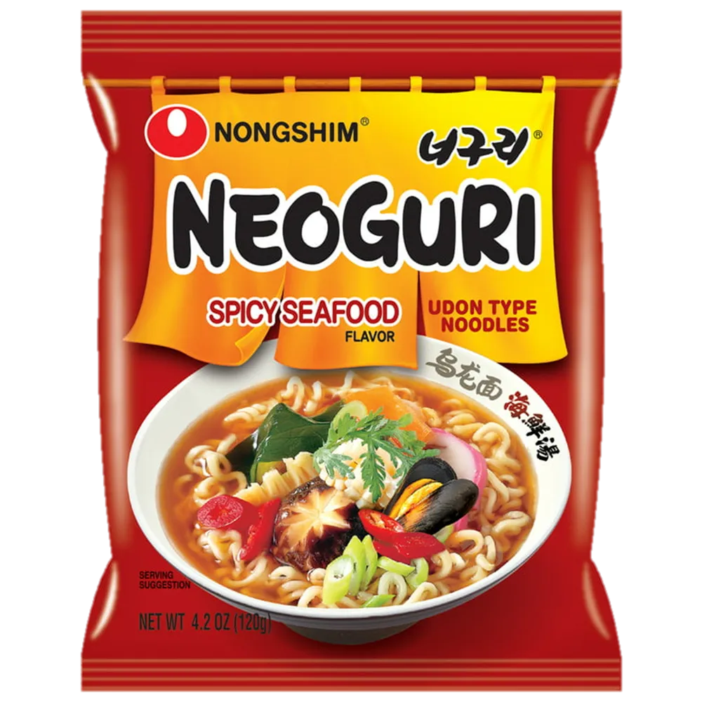 Sopa De Fideo Neoguri Udon Spicy Seafood Nong Shim 4.2 oz
