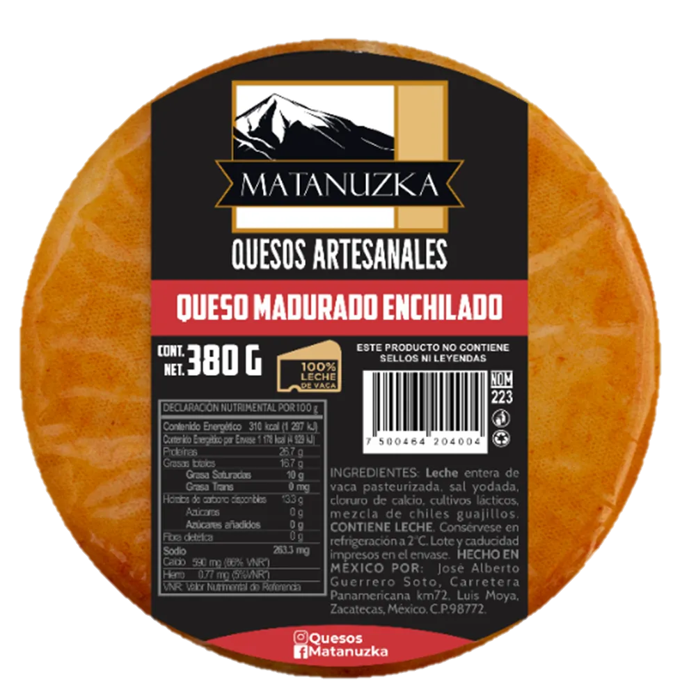 Queso Enchilado Madurado Matanuzka 380 g