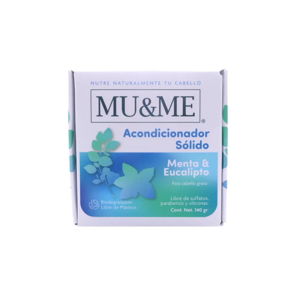 Acondicionador Barra Menta y Eucalipto Mu-Me 140 g
