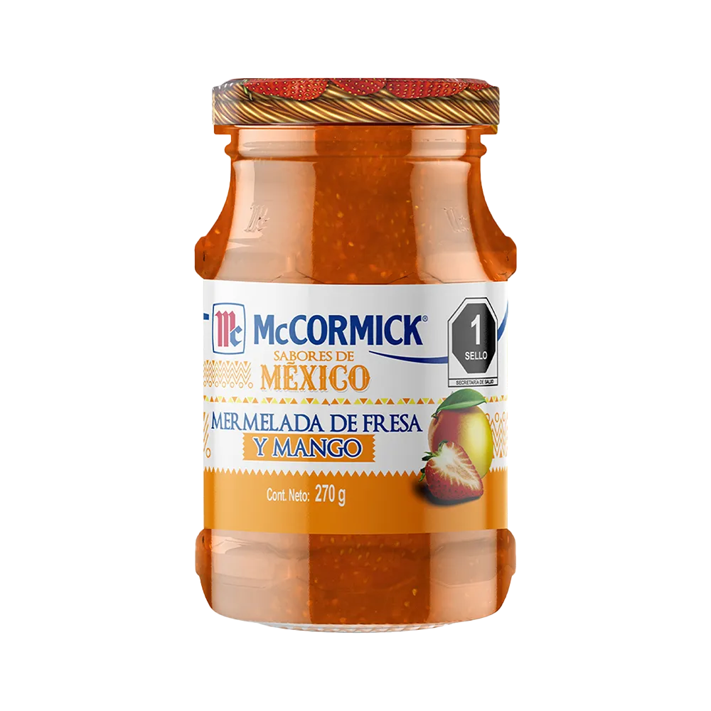 Mermelada Fresa Y Mango Sabores de México Mccormick 270 g