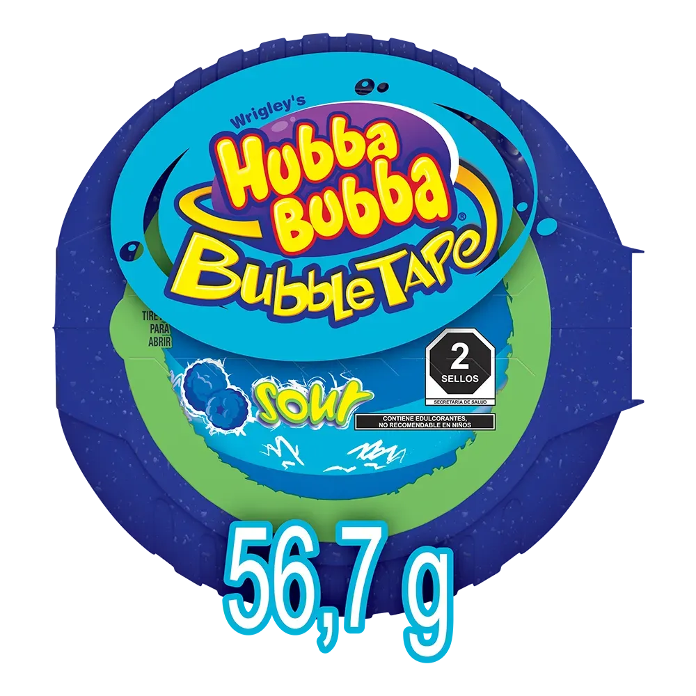 Goma De Mascar Frambuesa Hubba Bubba 56.7 g