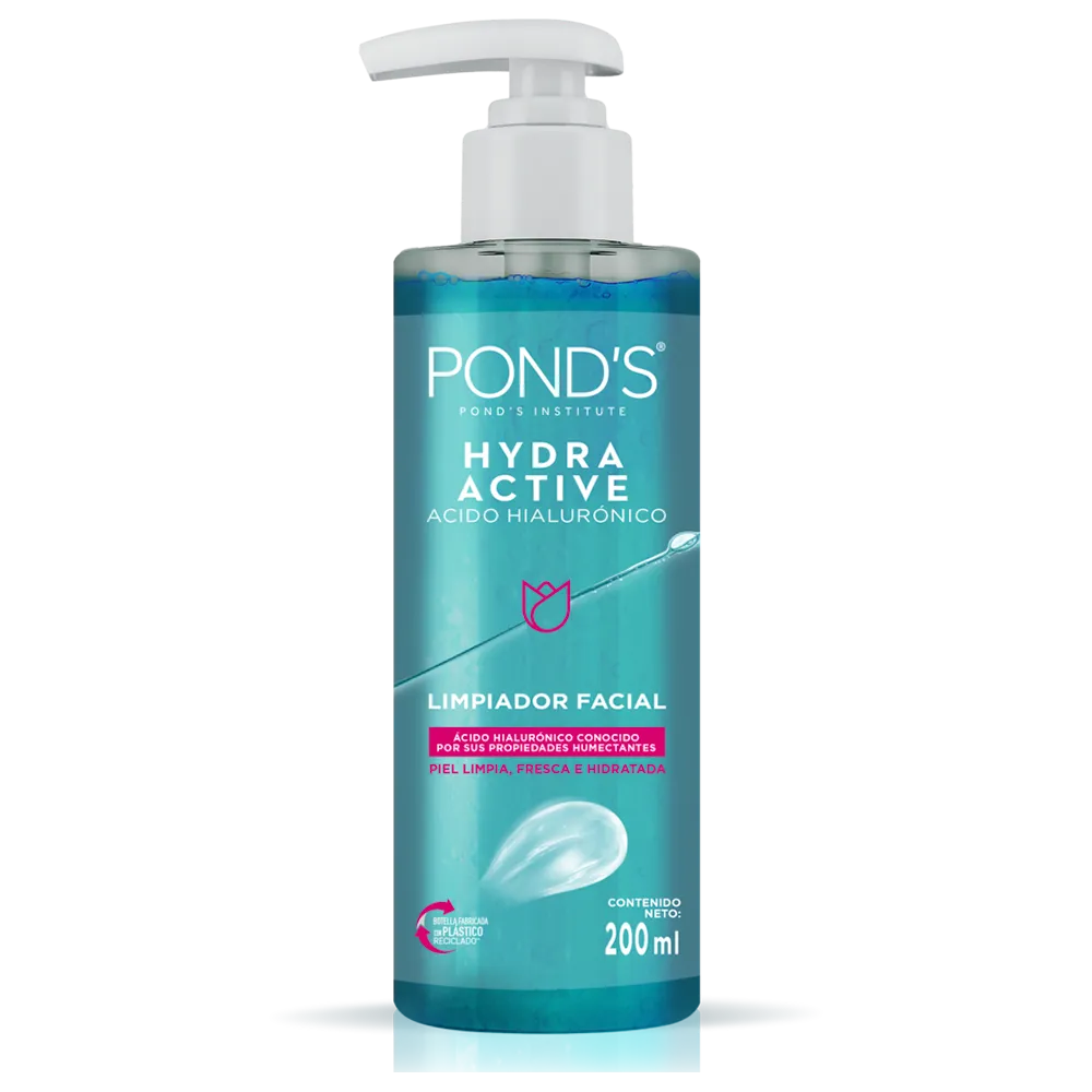 Limpiador Facial Acido Hialuron Pond'S Hydra 200 Ml