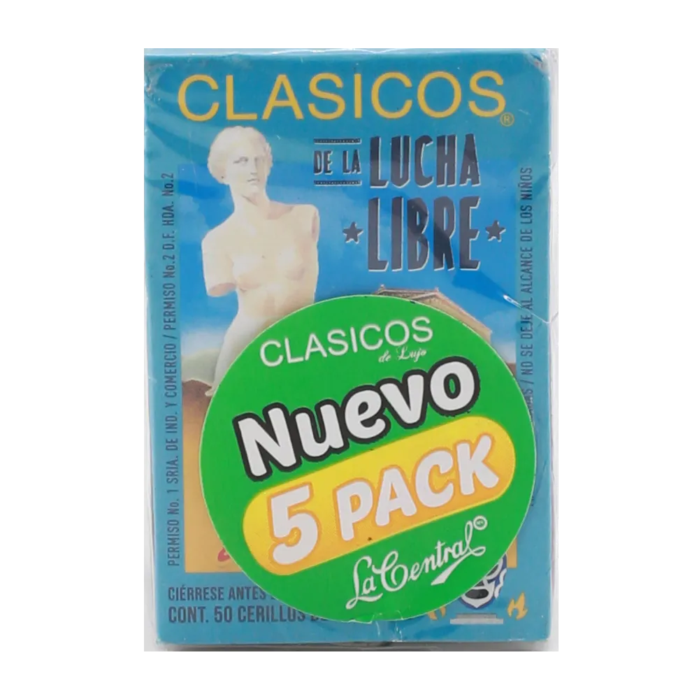 Cerillos 5Pk 50Pz C/U Clasicos 5 Caja