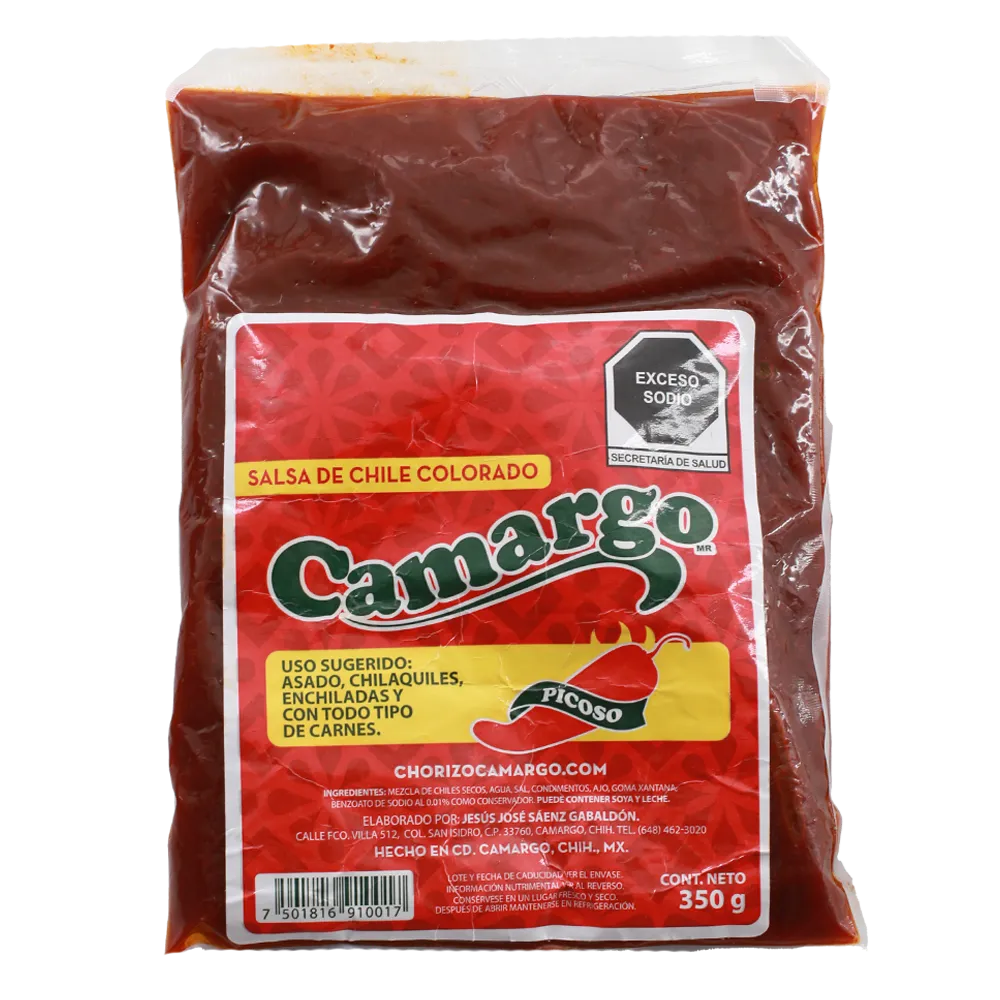 Chile Colorado Picoso Camargo 350 Ml