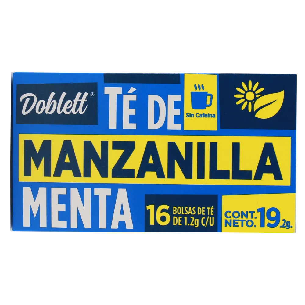 Te De Manzanilla Menta Doblett 19.2 Gr