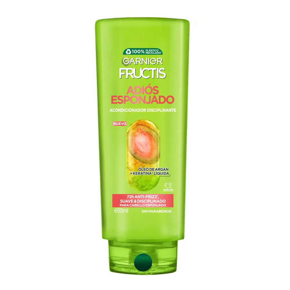 Acondicionador Adios Esponjado Fructis 650 Ml