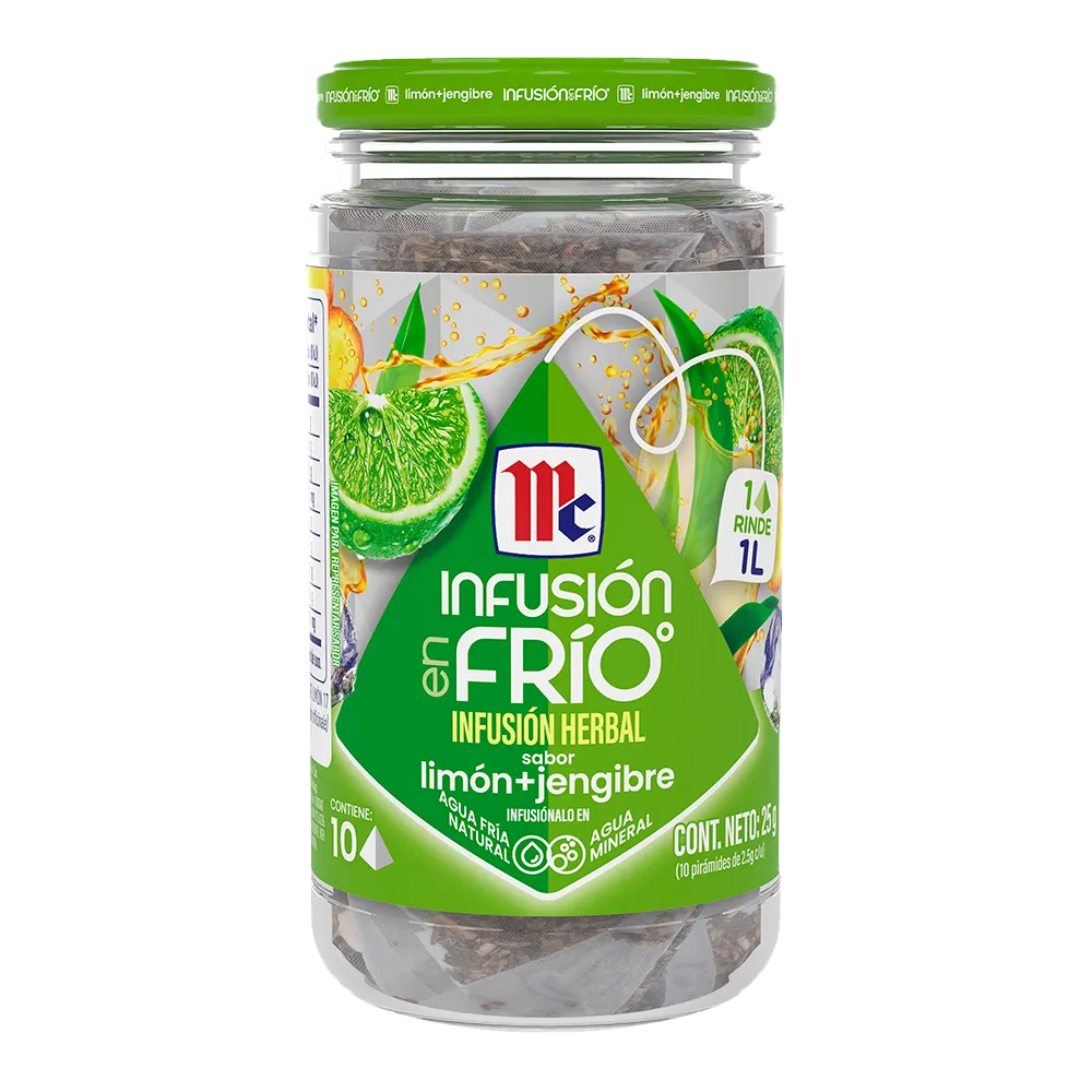 Infusion En Frio Limon Y Jengibre Mc Cormick 25 g