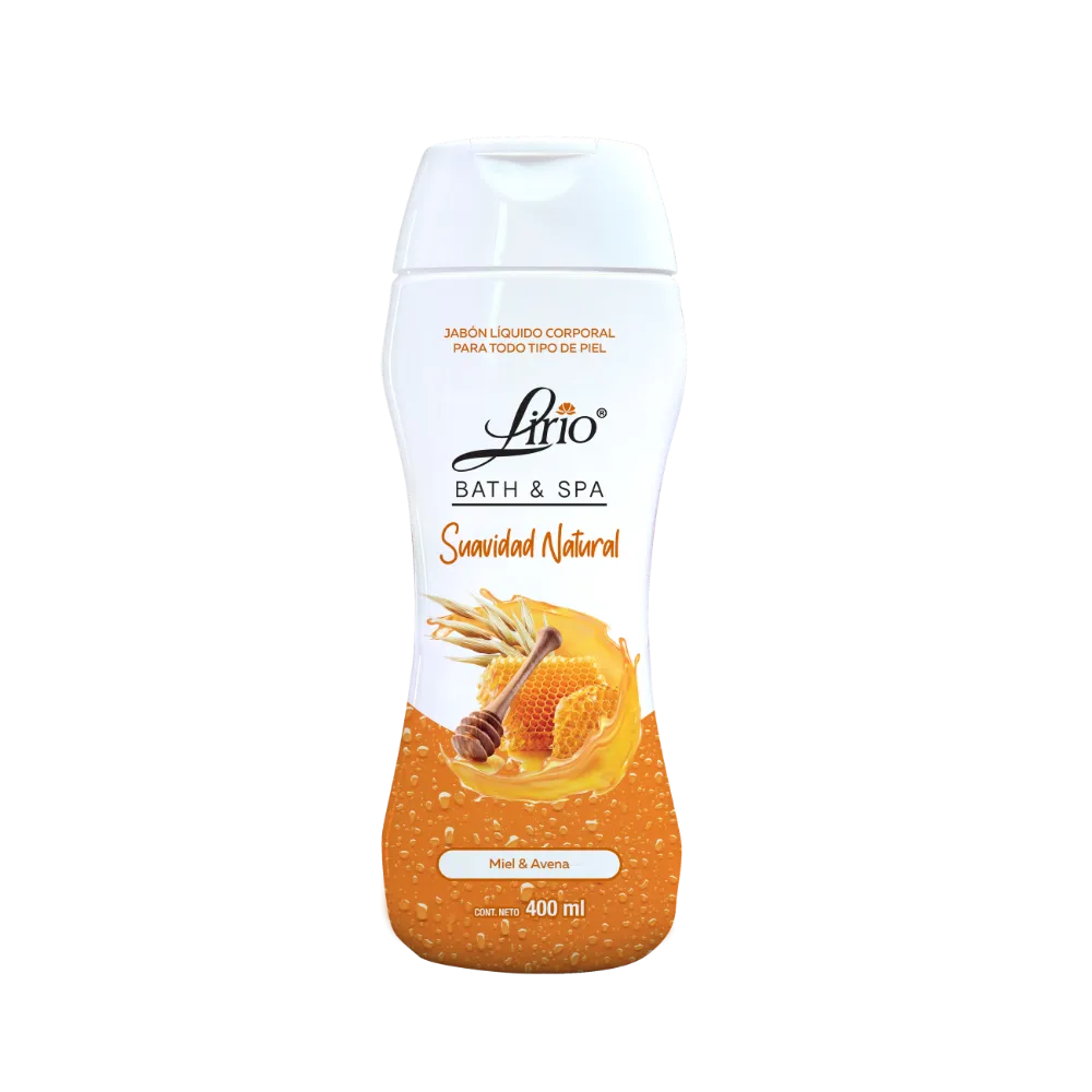 Jabon Liquido Corporal Avena Miel Lirio 400 Ml