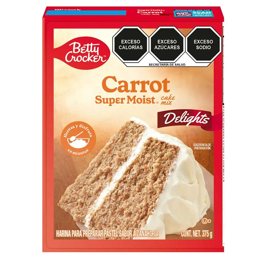 Harina Para Pastel Zanahoria Betty Crocker 375 g