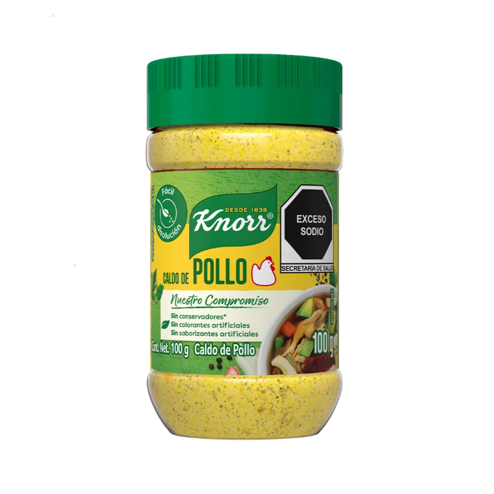 CALDO DE POLLO KNORR 100 GRAMOS