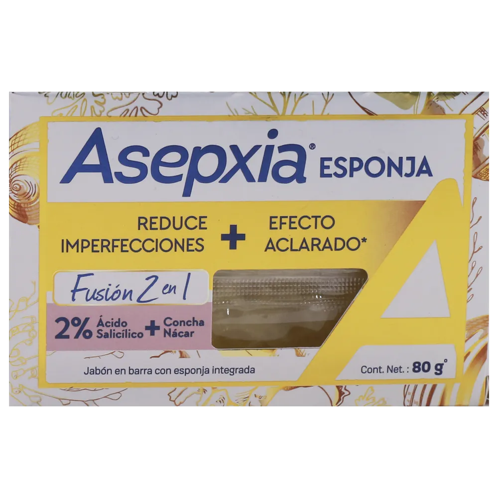 Asepxia Esponja Jabon Asepxia 80 g