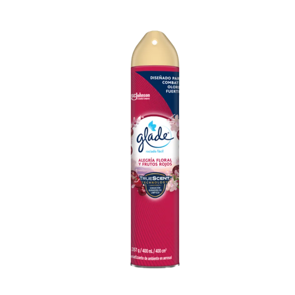 Aromatizante En Aerosol Alegria Floral Y Fru Glade 400 Ml