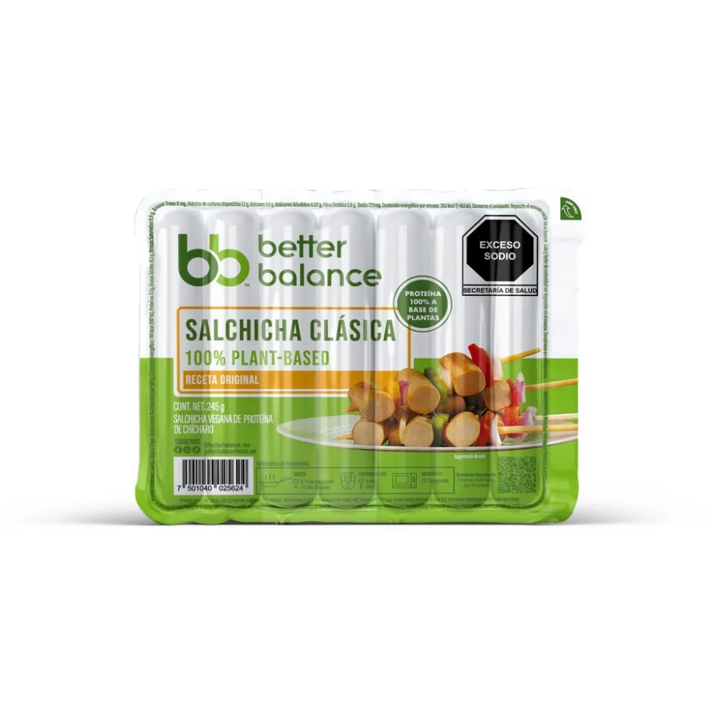 Salchicha Clasica Better Balance 245 g