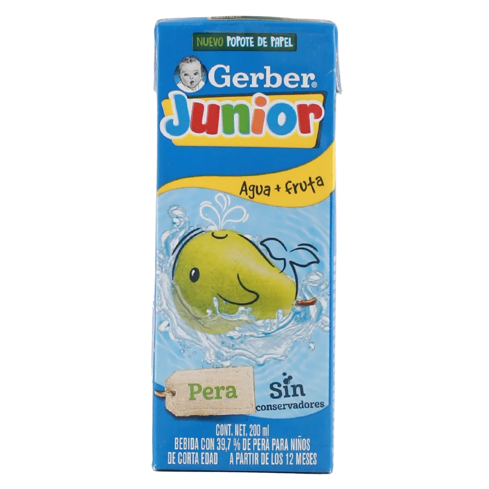 Gerber Junior Bebida Pera 200 Ml