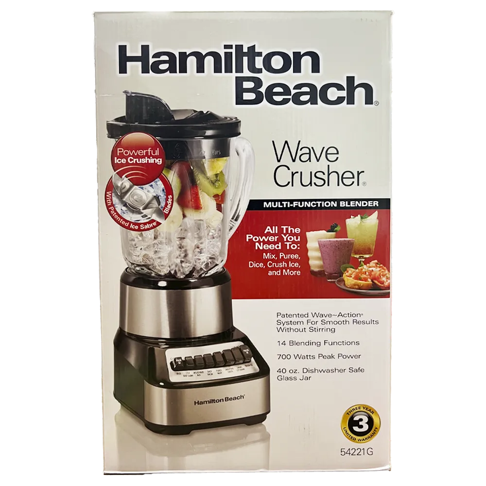 LICUADORA MULTIFUNCIONAL WAVE CRUSHER HAMILTON BEACH 1 CAJA