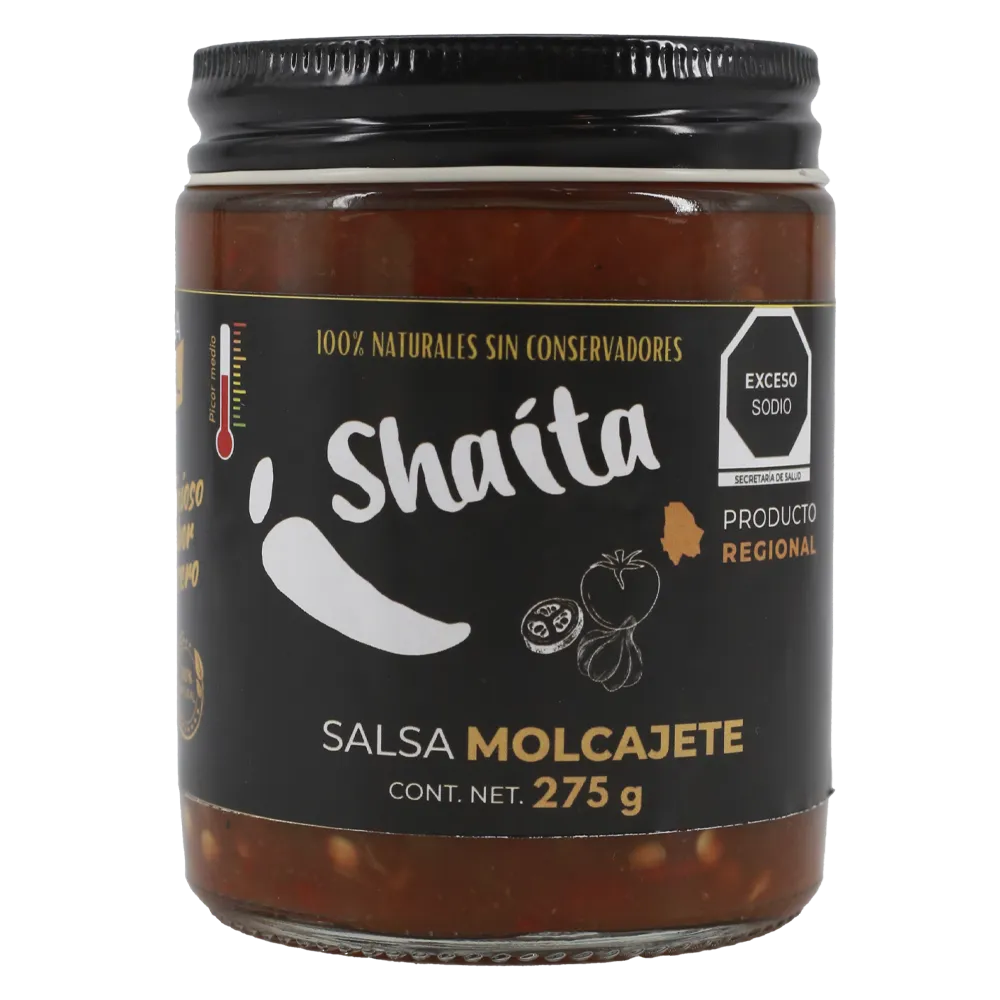 SALSA CASERA MOLCAJETE SHAITA 275 GRAMOS