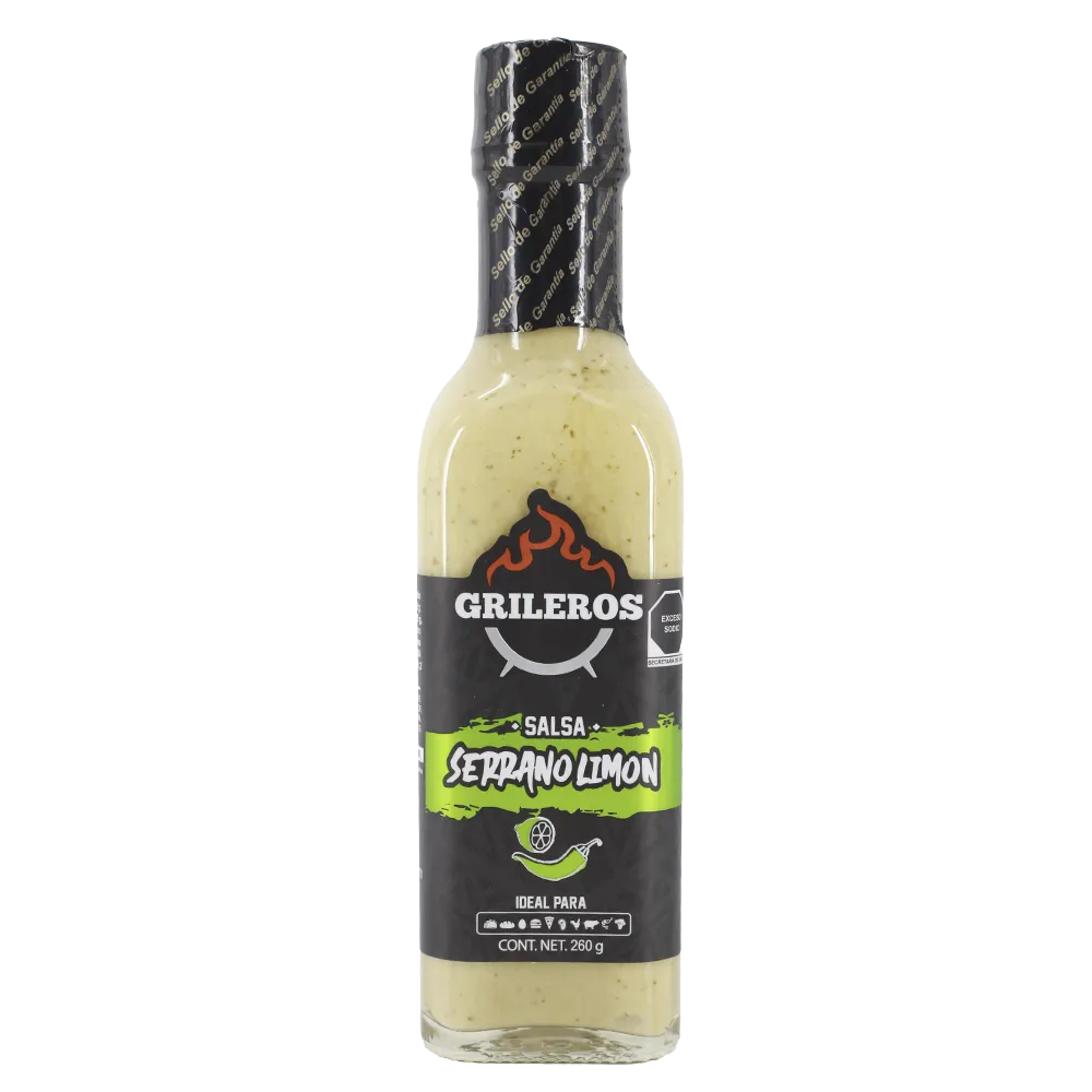 SALSA SERRANO LIMON GRILEROS 260 GRAMOS