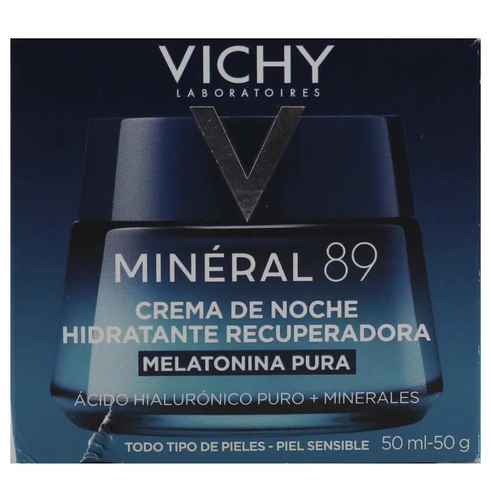CREMA REPARADORA DE NOCHE MINERAL 89 MELATONIN VICHY 50 MILILIT