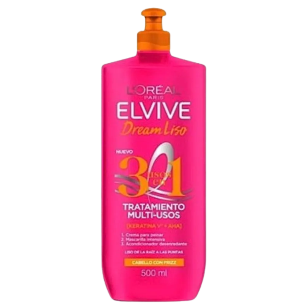 TRATAMIENTO DREAM LISO MULTIUSOS ELVIVE 500 GRAMOS