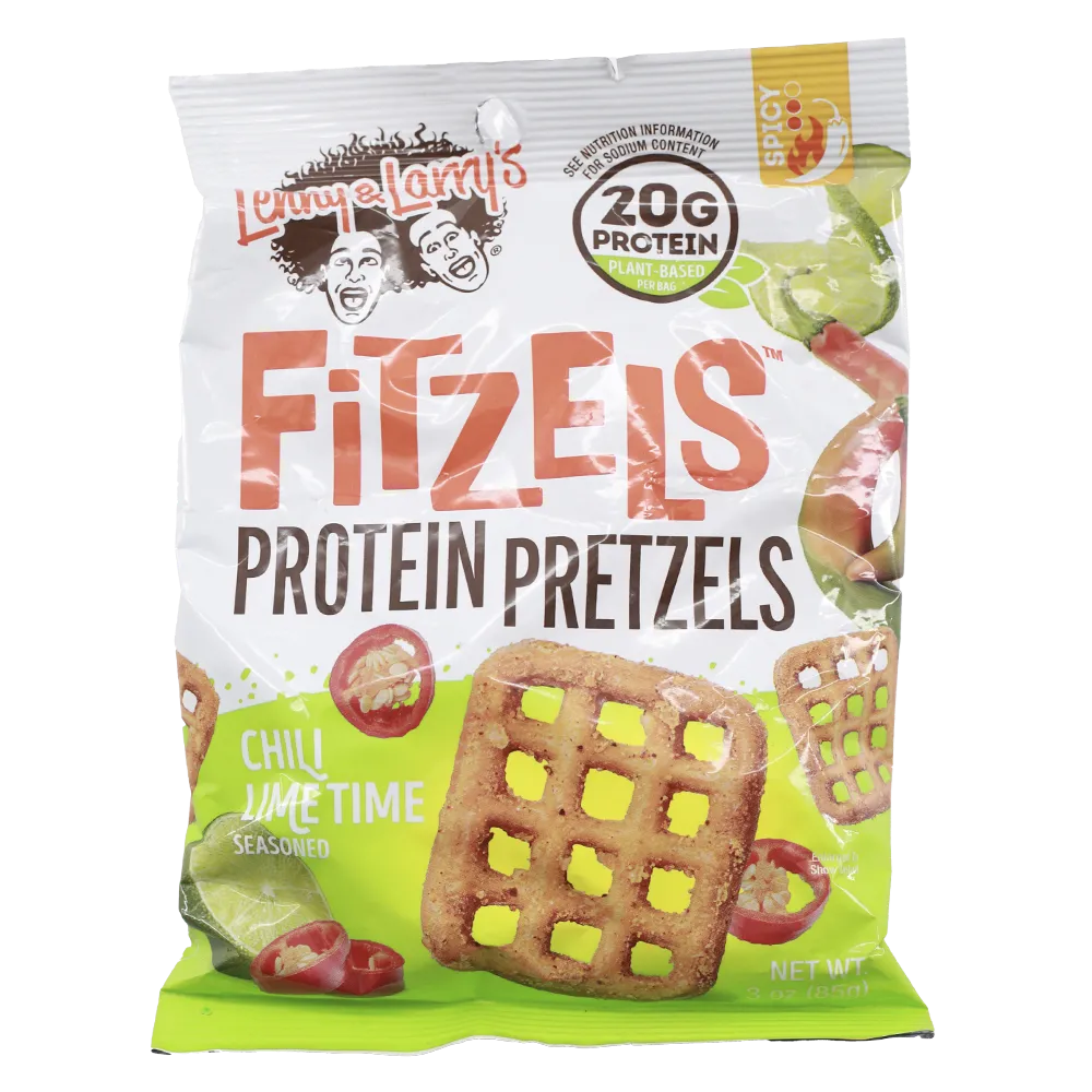 PROTEIN PRETZELS CHILI LIME LENNY & LARRYS 3 ONZAS