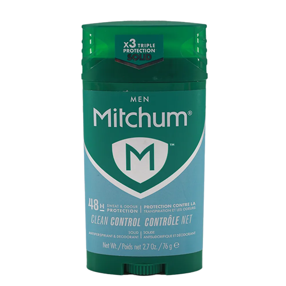 ANTITRANSPIRANTE BARRA CLEAN CONTROL MITCHUM 76 GRAMOS