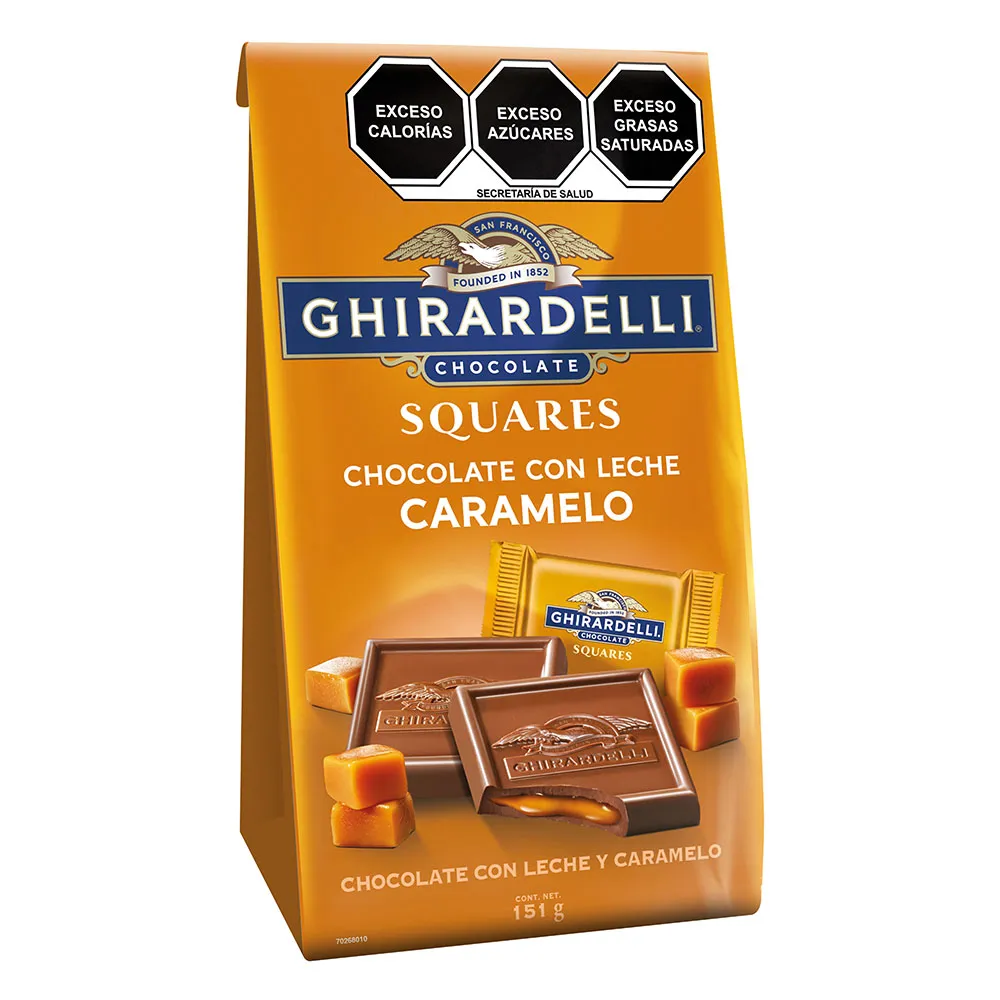 CHOCOLATE MILK & CARAMEL GHIRARDELLI 151 GRAMOS
