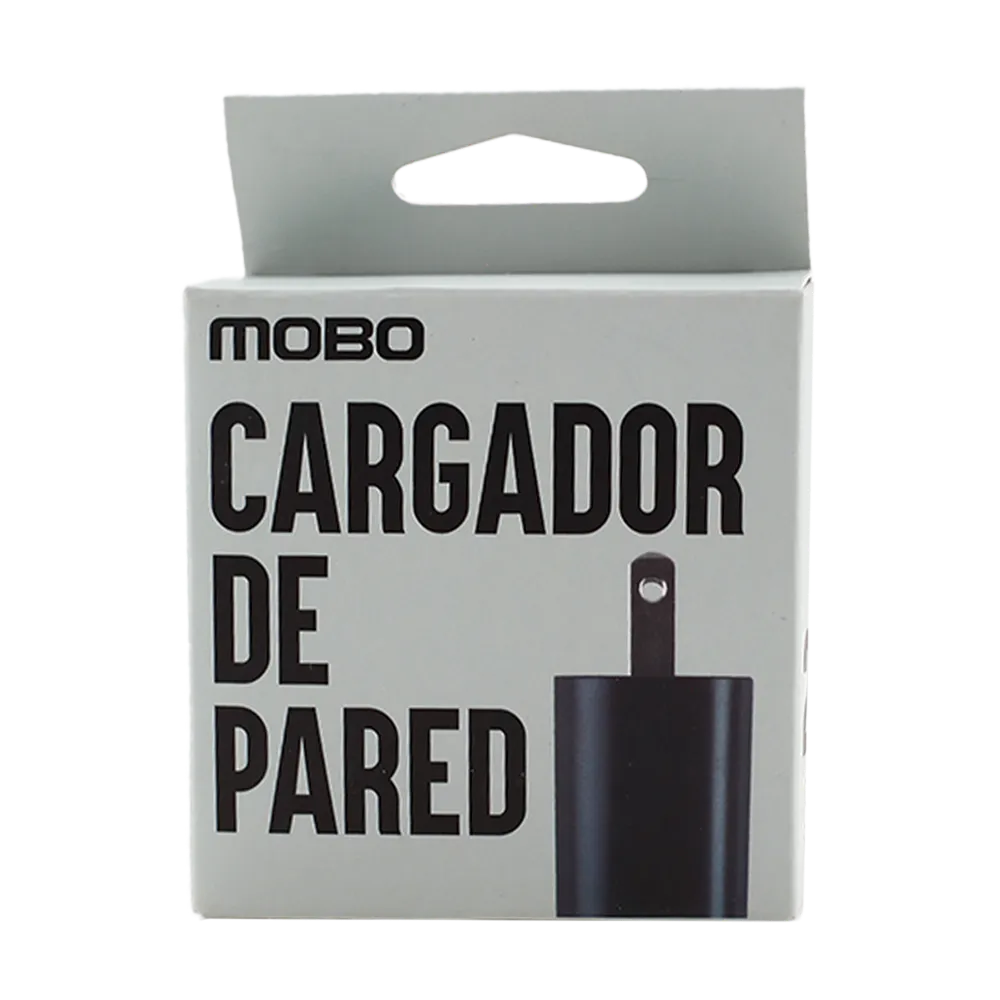 CARGADOR DE PARED CARGA RAPIDA MOBO 1 PIEZA
