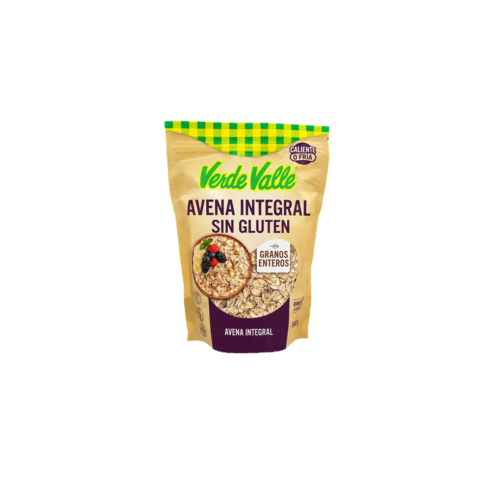 AVENA INTEGRAL SIN GLUTEN VERDE VALLE 400 GRAMOS