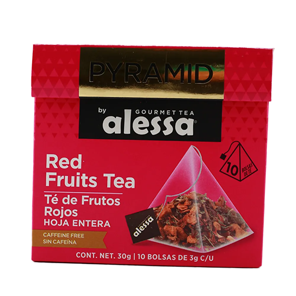 TE DE FRUTOS ROJOS ALESSA 10 SOBRES