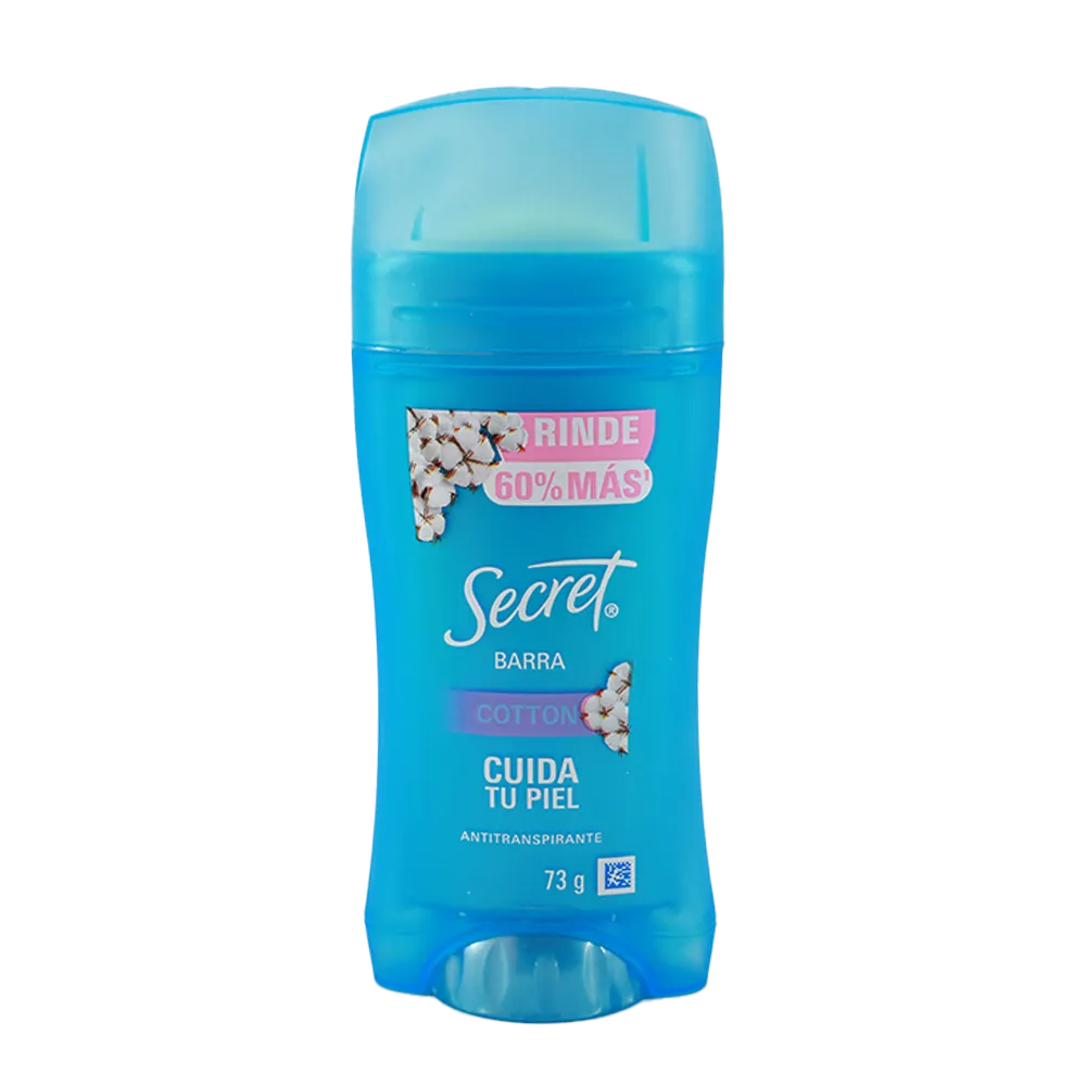 ANTITRANSPIRANTE BARRA COTTON SECRET 73 GRAMOS