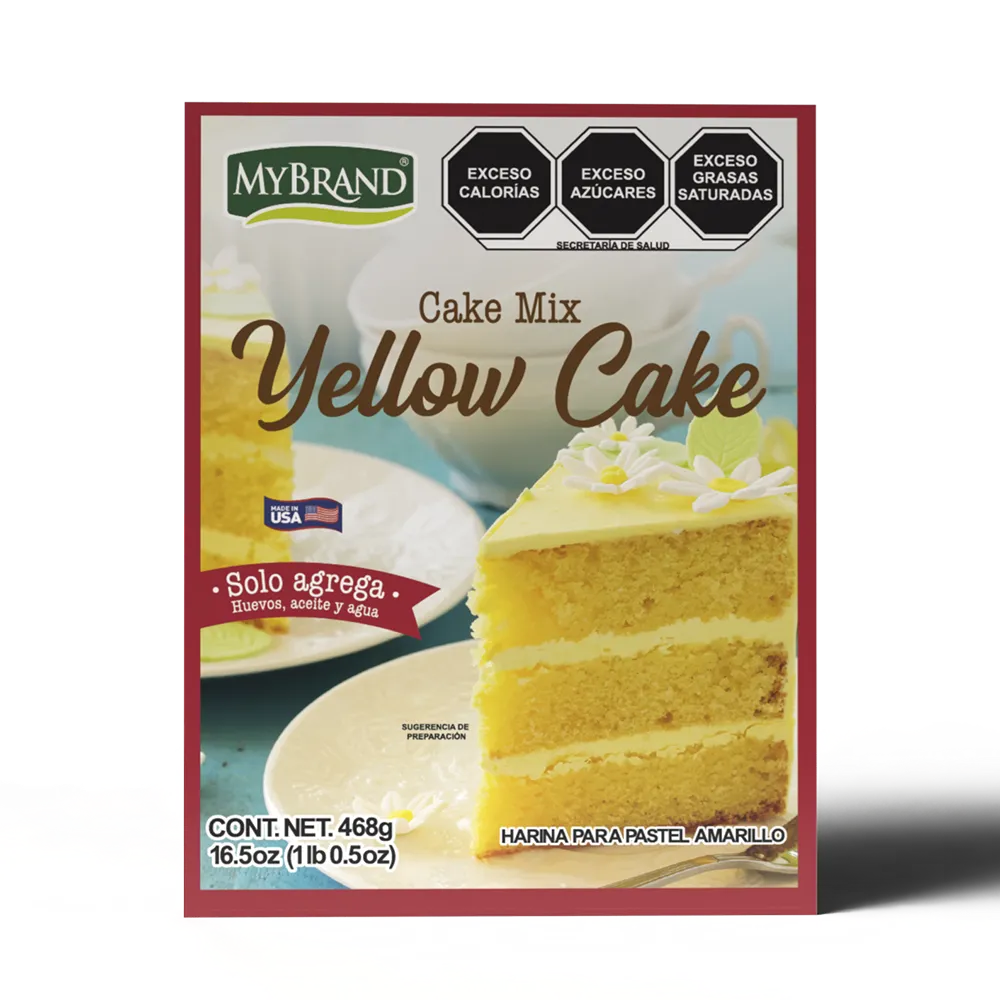 Harina Para Pastel Amarillo Mybrand 468 g