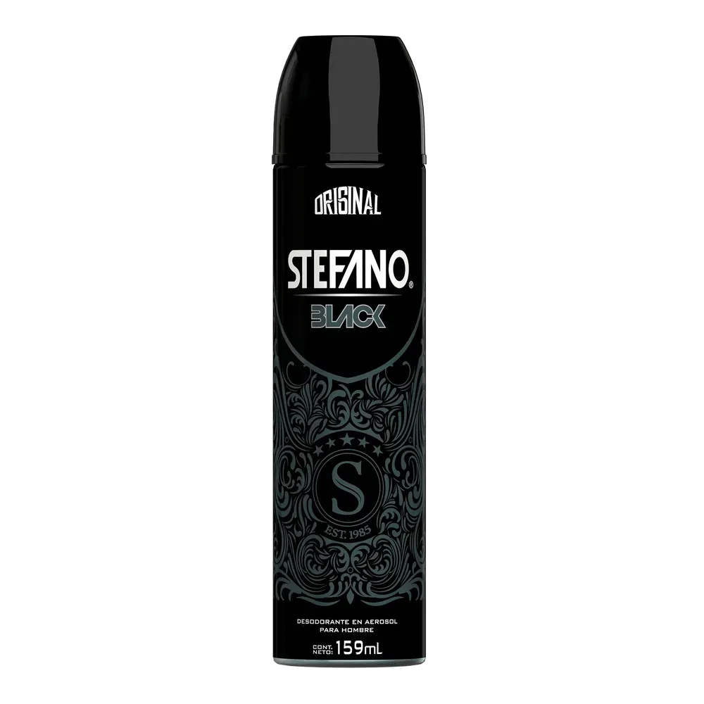 Desodorante Aerosol Black Stefano 159 Ml