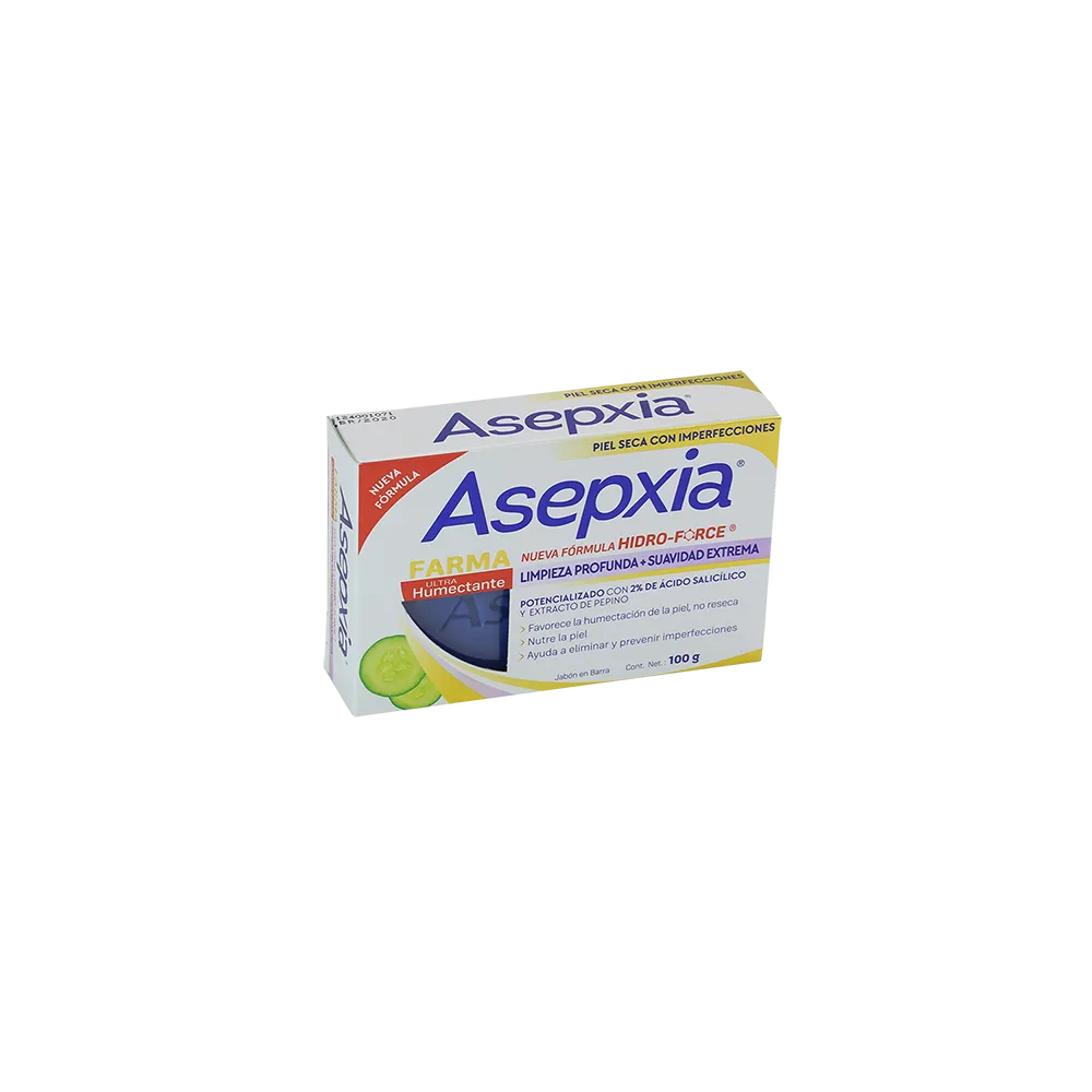 Asepxia Jabon Ultra Humectante Genomma Lab 100 g