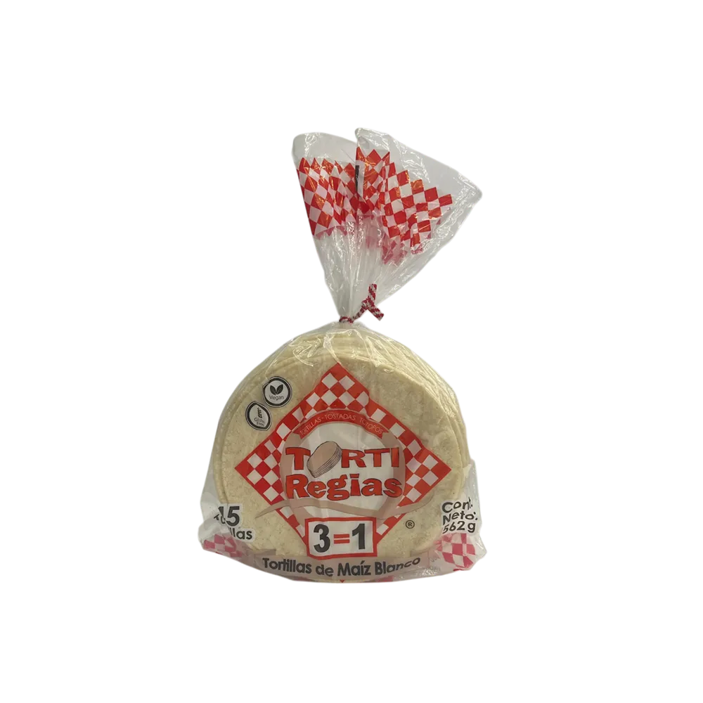 Tortilla Blanca De Maiz Tortiregia 625 g