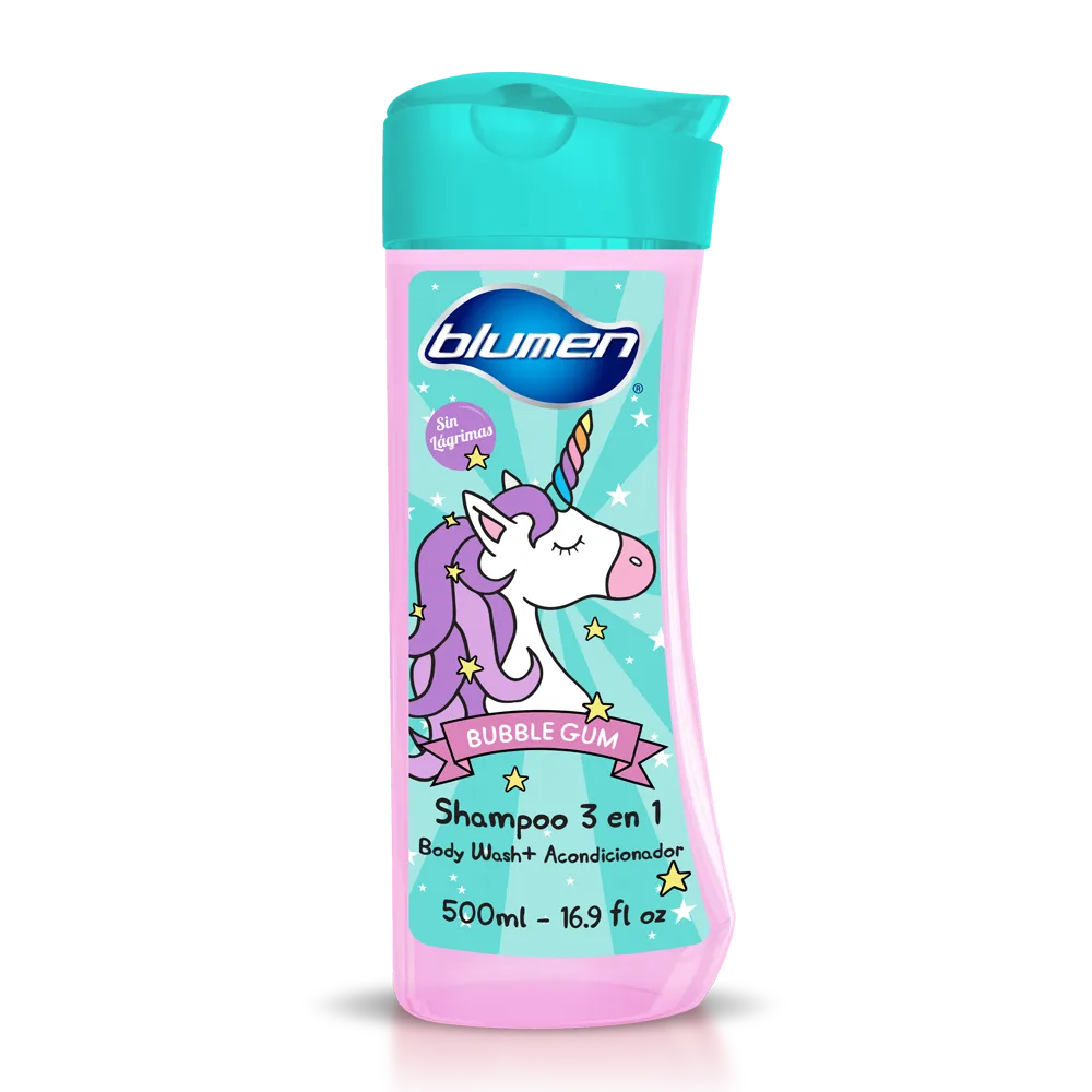 Shampoo 3En1 Unicornio Blumen 500 Ml
