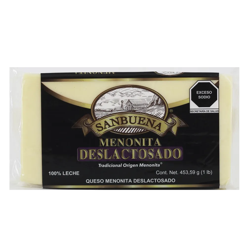 Queso Chihuahua Deslactosado Sanbuena 453 g