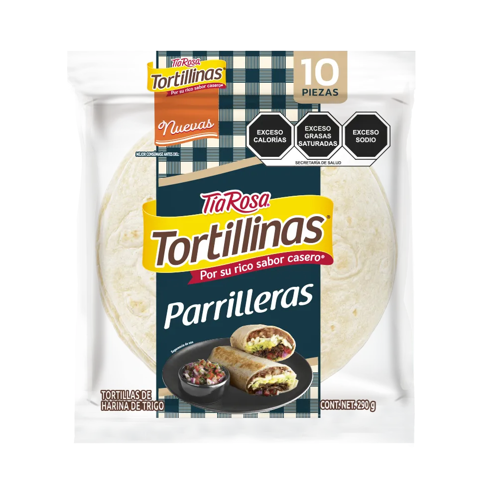 Tortilla Harina Parrillera Tia Rosa 290 g