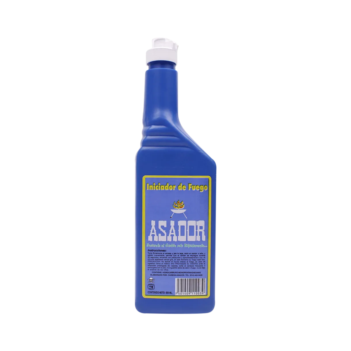 Iniciador De Fuego Liquido Azul Asador 500 Ml