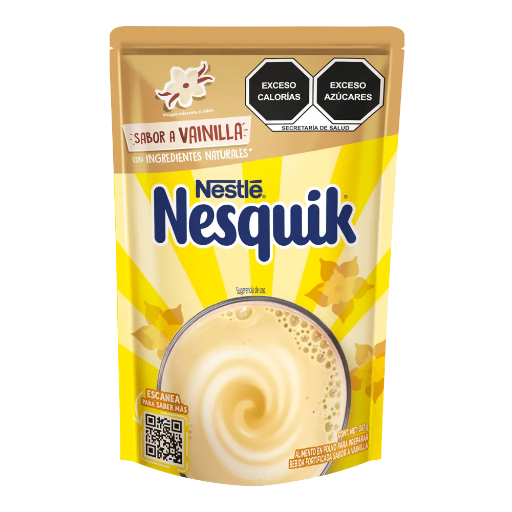 Modificador De Leche Vainilla VAINILLA Nesquik 357 Gr