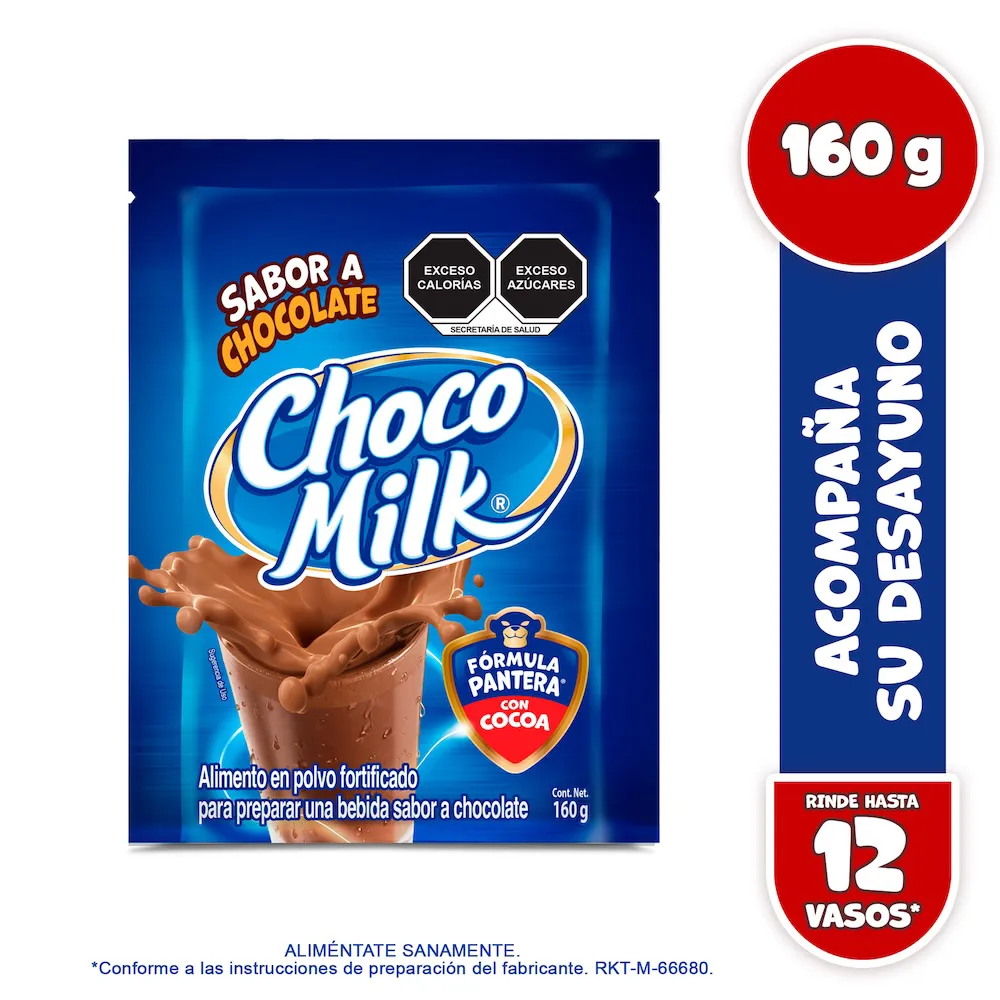 Modificador De Leche Bolsa Chocolate CHOCOLATE Chocomilk 160 g