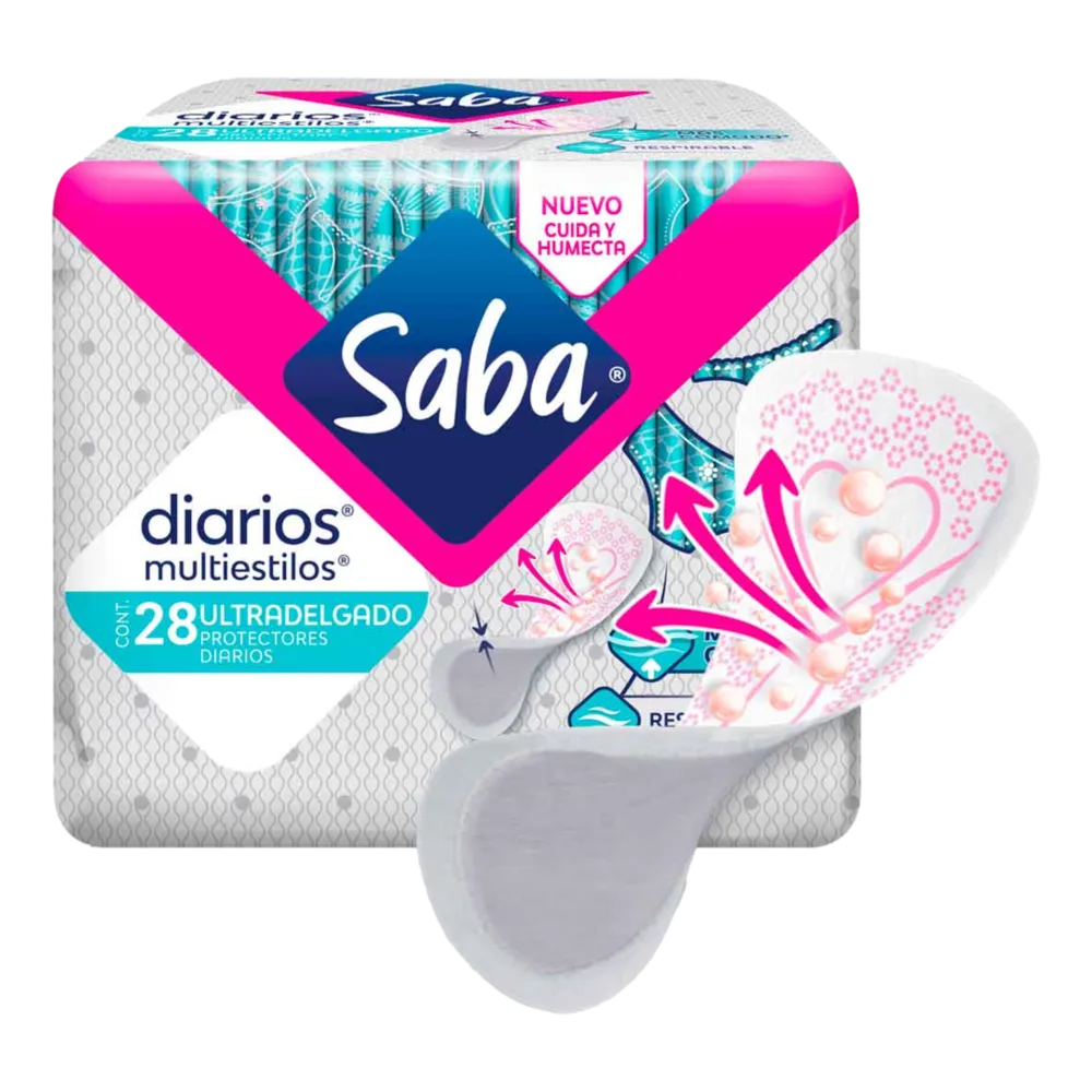 Pantiprotector Ultradelgado Saba 28 Pza